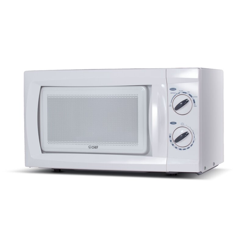 CommercialChef 18" 0.6 cu. ft. Countertop Microwave in White & Reviews
